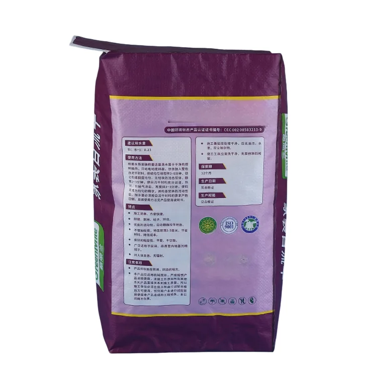 Custom Designs Heavy Duty Industrial Powder Cement Gypsum Powder Eco-friendly Plastic Valve Bag