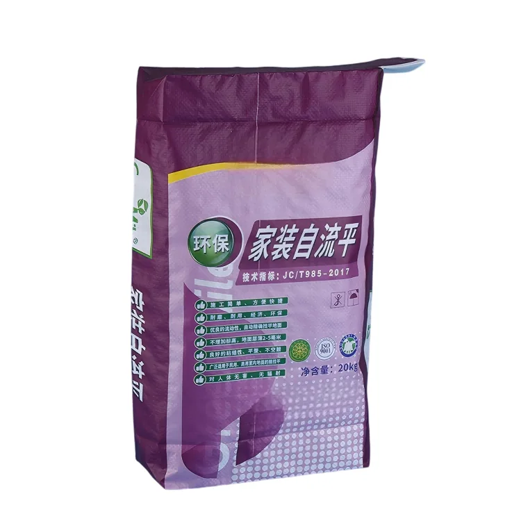 Custom Designs Heavy Duty Industrial Powder Cement Gypsum Powder Eco-friendly Plastic Valve Bag