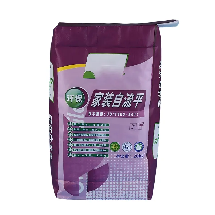 Custom Designs Heavy Duty Industrial Powder Cement Gypsum Powder Eco-friendly Plastic Valve Bag