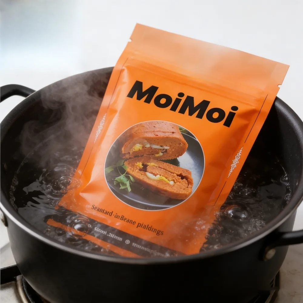 Custom Print PET/AL/PA/RCPP 121 Degree Food Grade Doypack Stand up Pouch Retort Pouch Me Cooking Pouch Mylar Bag