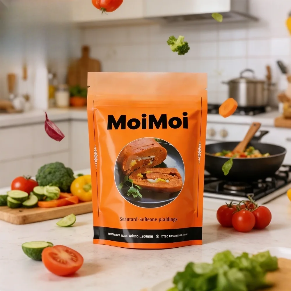 Custom Print PET/AL/PA/RCPP 121 Degree Food Grade Doypack Stand up Pouch Retort Pouch Me Cooking Pouch Mylar Bag