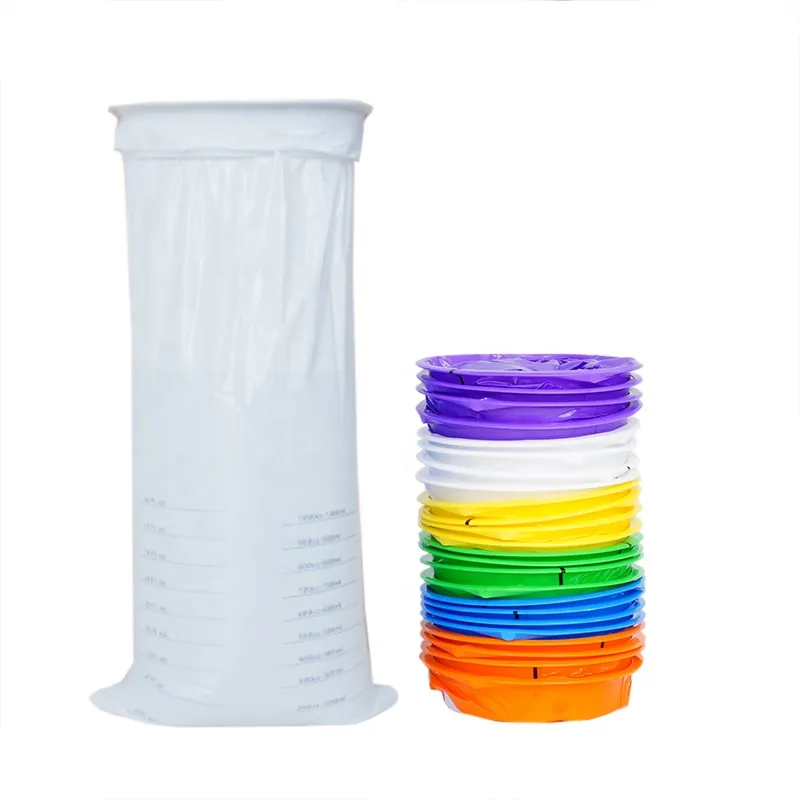 Custom Printed Disposable Vomit Bag Hospital Use Plastic Convenience Bags Emesis Barf Bag for Traveler