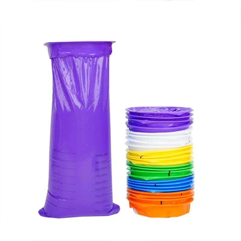 Custom Printed Disposable Vomit Bag Hospital Use Plastic Convenience Bags Emesis Barf Bag for Traveler