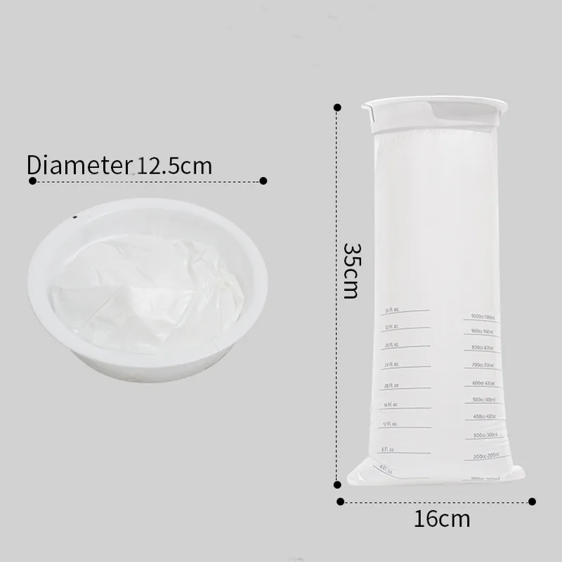 Custom Printed Disposable Vomit Bag Hospital Use Plastic Convenience Bags Emesis Barf Bag for Traveler