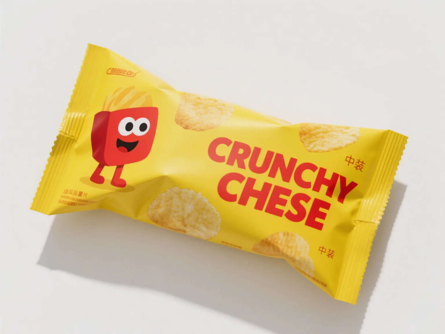Custom Printed Food Grade Back Center Seal Bag Snack Chocolate Plastic Aluminum Packaging Bags Popcorn Pillow Pouch