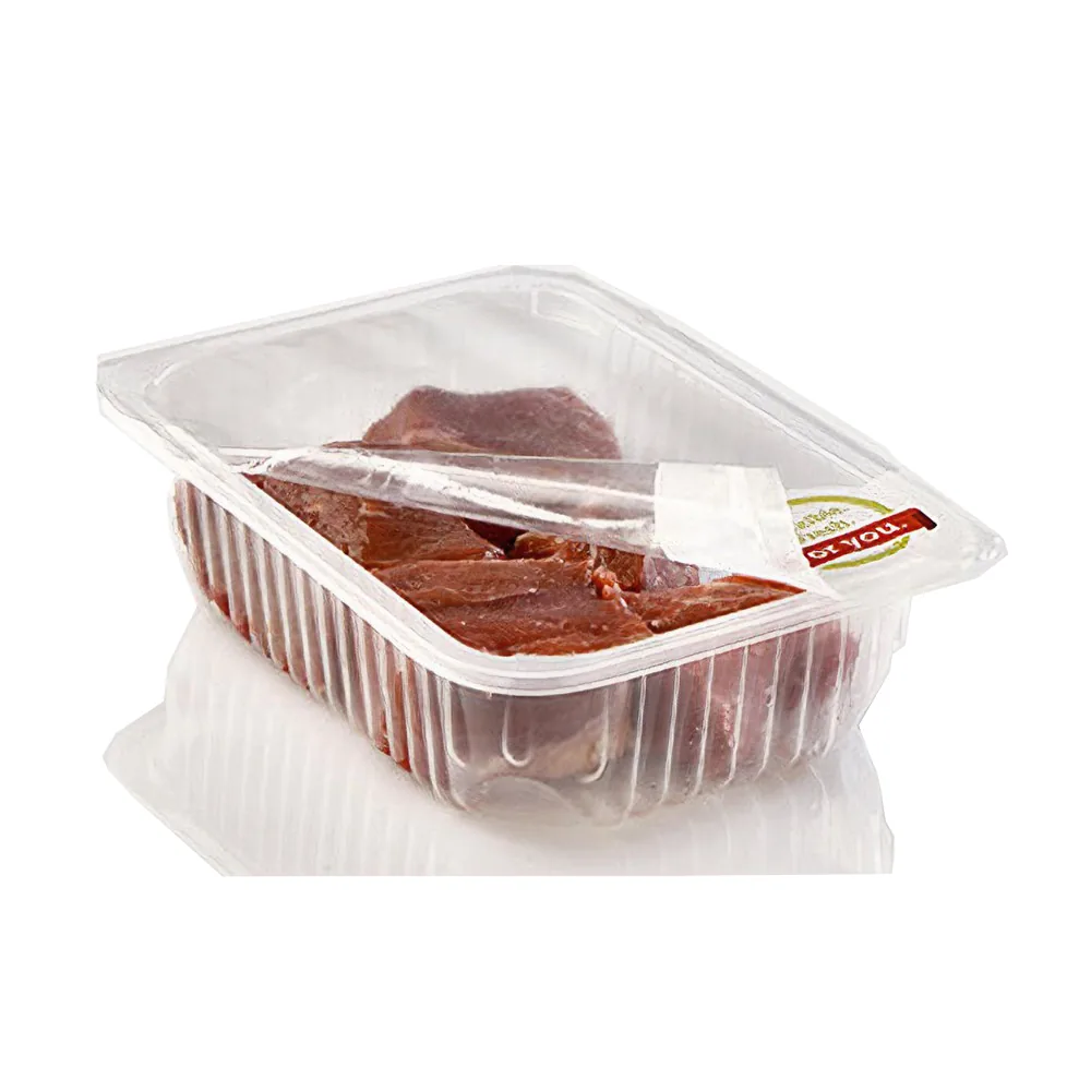 Custom Printed Food Grade BOPET Easy Peel Perforated Lidding Film PVC Cup Tray Strawberries Tomatoes Blueberries Cherries Fruits