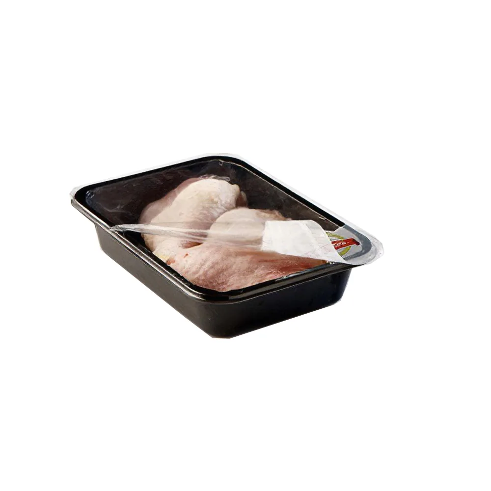Custom Printed Food Grade BOPET Easy Peel Perforated Lidding Film PVC Cup Tray Strawberries Tomatoes Blueberries Cherries Fruits