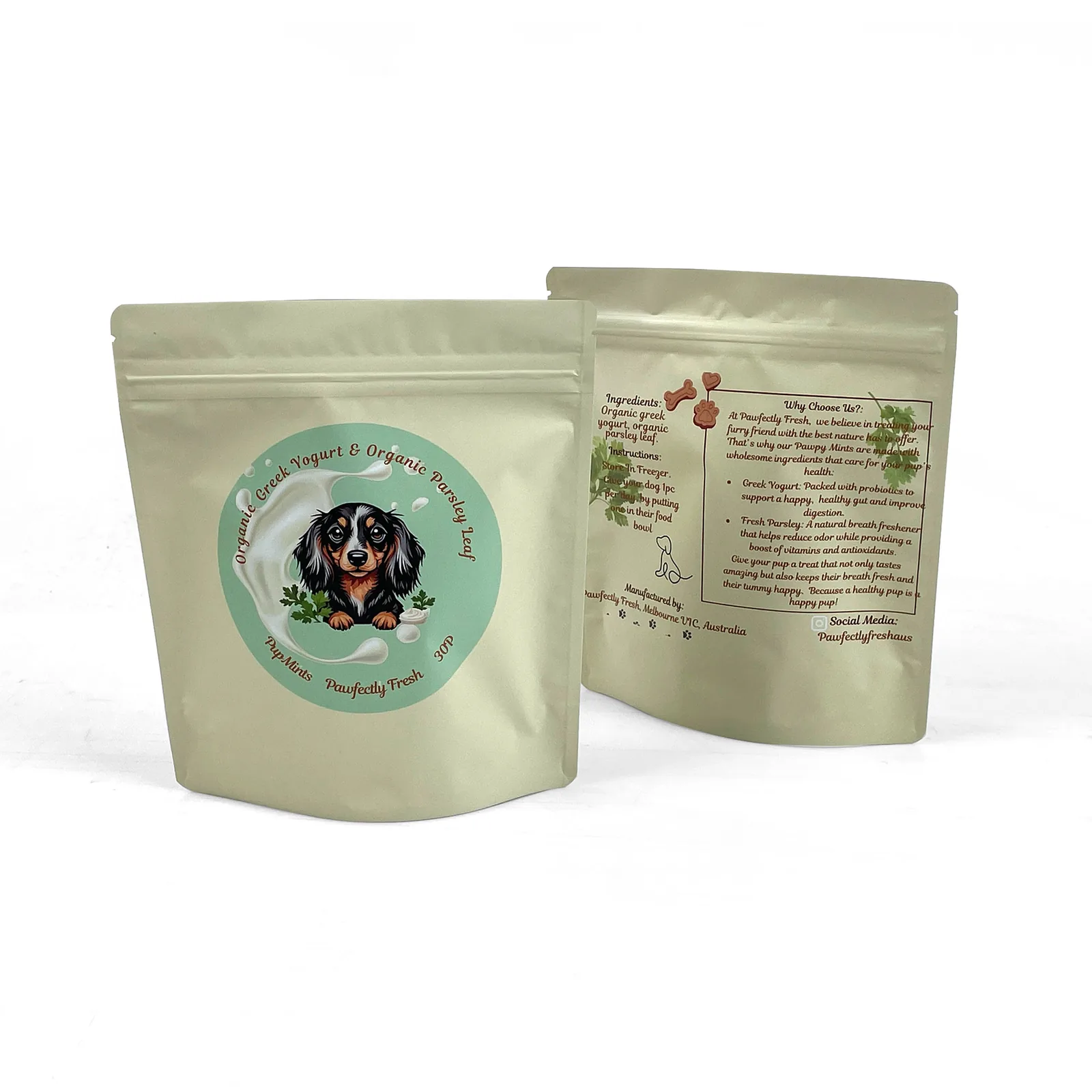 Custom Printed Food Grade PE Stand up Pouch Resealable Zipper Bags for Cosmetic Packaging