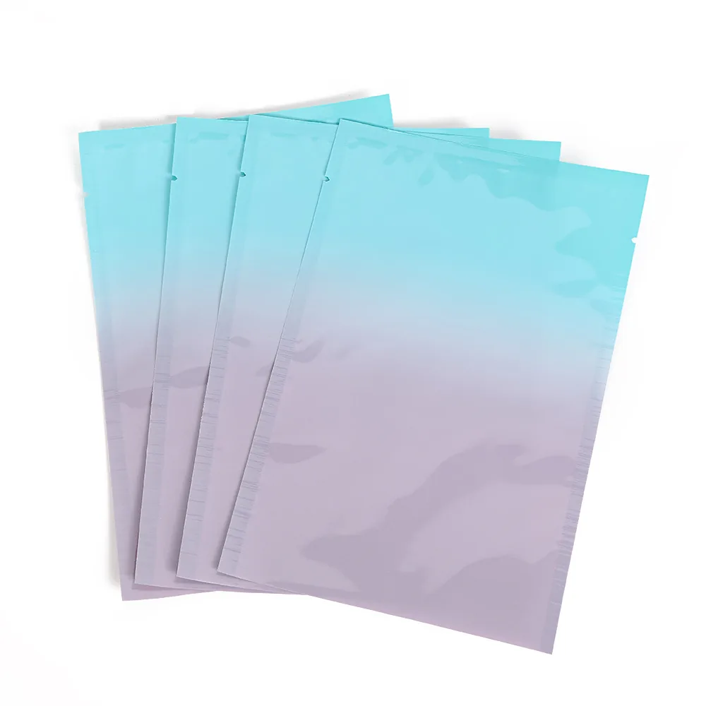 Custom Printed Food Grade Ziplock Snack Stand up Zip Lock Pouch Printed Plastic Holographic Packaging Bag