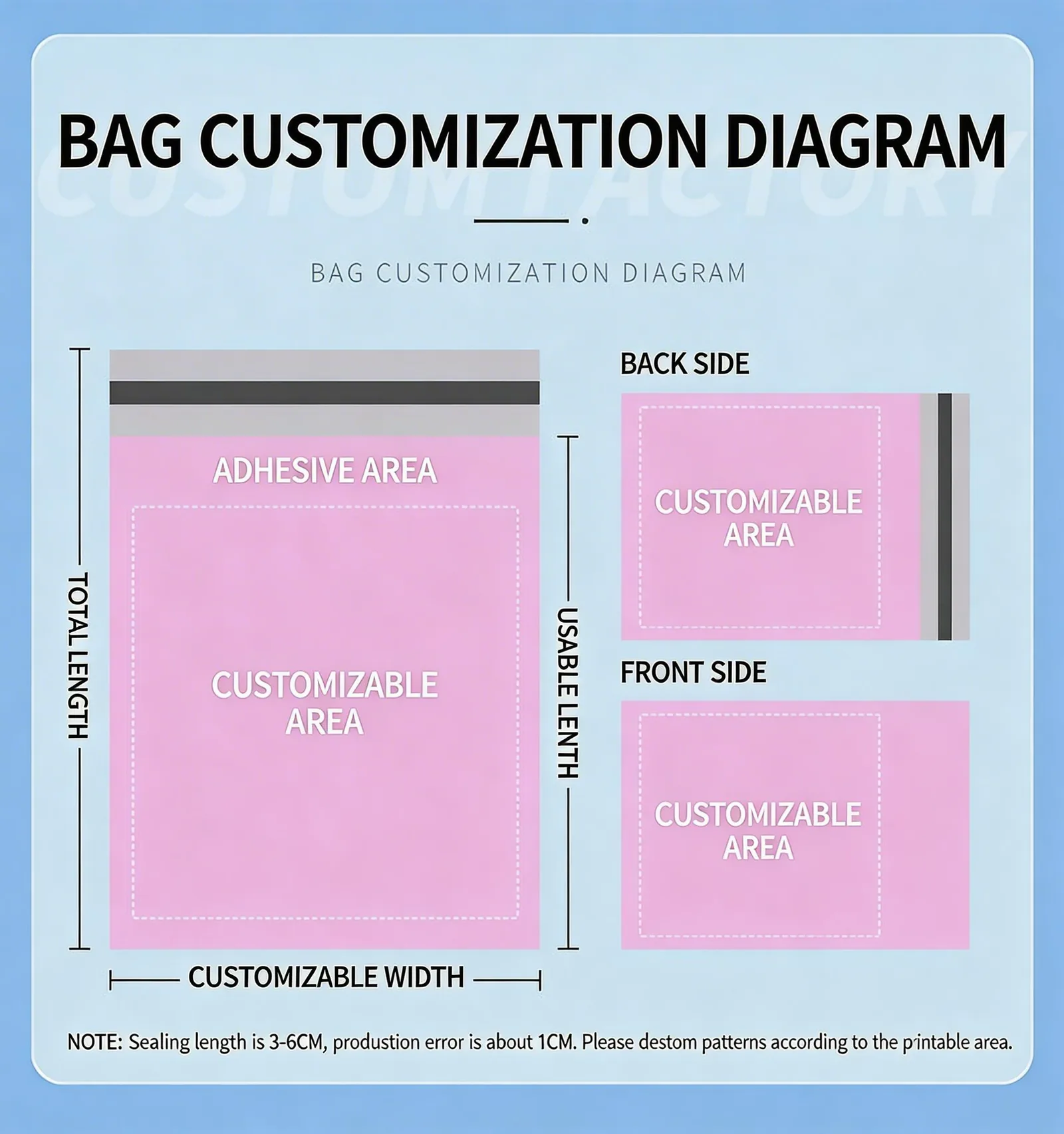 Custom Printed Reinforced Patch Handle Plastic Shopping Bags Heavy Duty Retail Carrier Bags with Die Cut Handle