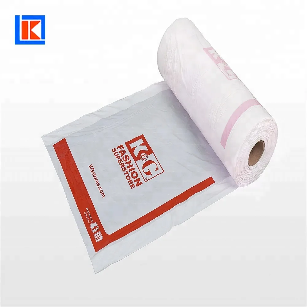Custom Printing clear Ldpe Garment Bag for Clothes Dry Cleaning Cover on Roll