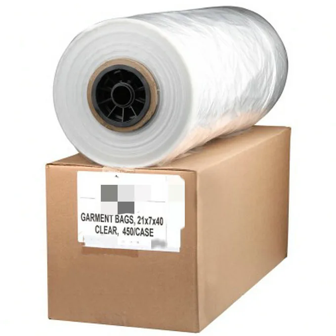 Custom Printing Laundry Plastic Bags for Packaging Dry Cleaning Foggy Bags Clear Color on Roll