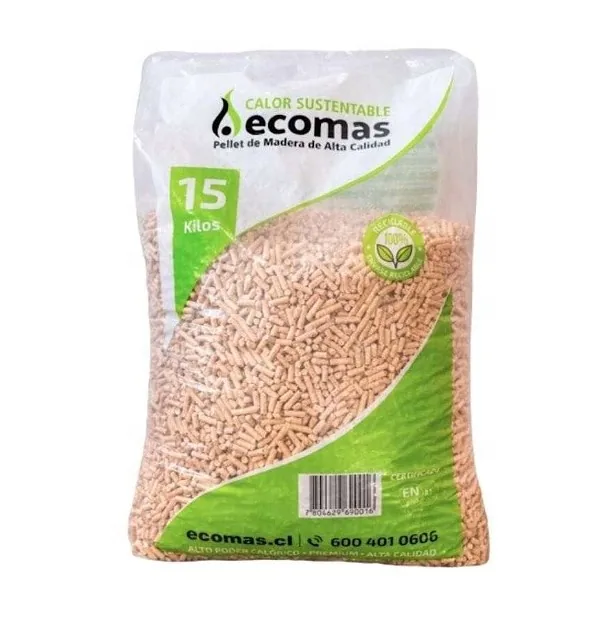 Custom Printing Transparent 15kg Plastic Bag for Wood Pellets