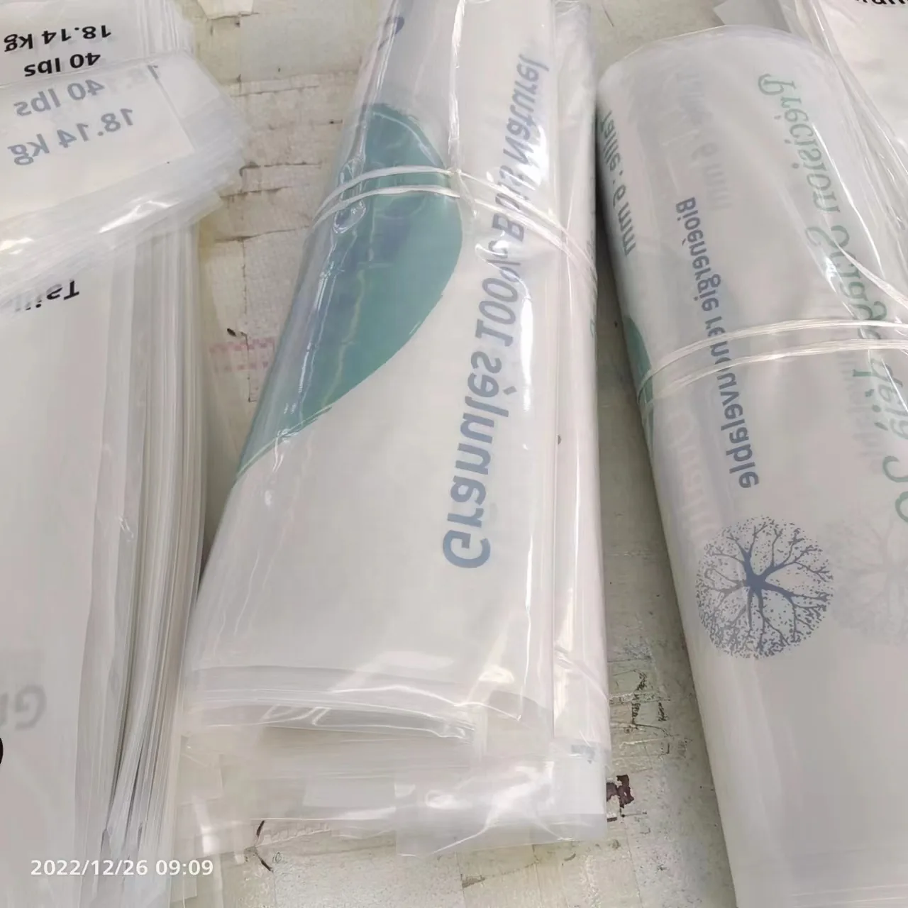 Custom Printing Transparent 15kg Plastic Bag for Wood Pellets