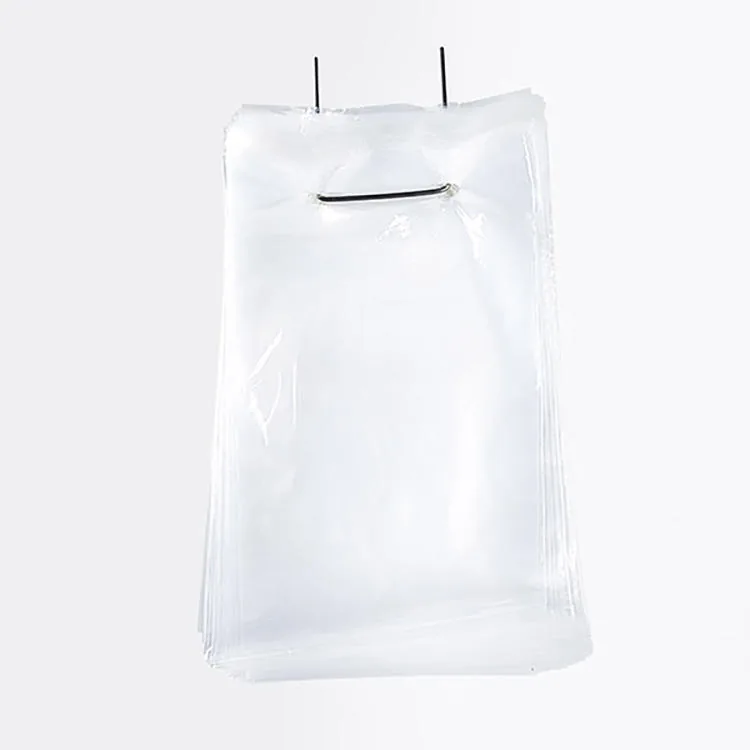 Custom Recyclable Food Grade Wicketed Poly Bags 250 per Wicket Clear LDPE Gusseted Bottom for Bread Fast Packaging
