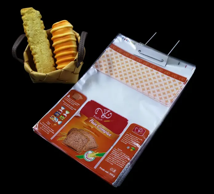 Custom Recyclable Food Grade Wicketed Poly Bags 250 per Wicket Clear LDPE Gusseted Bottom for Bread Fast Packaging