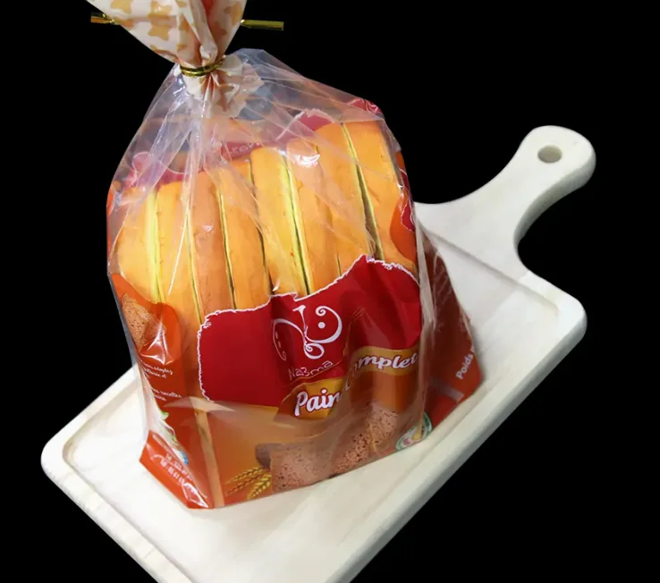 Custom Recyclable Food Grade Wicketed Poly Bags 250 per Wicket Clear LDPE Gusseted Bottom for Bread Fast Packaging