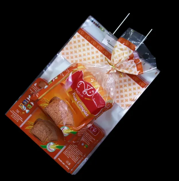 Custom Recyclable Food Grade Wicketed Poly Bags 250 per Wicket Clear LDPE Gusseted Bottom for Bread Fast Packaging