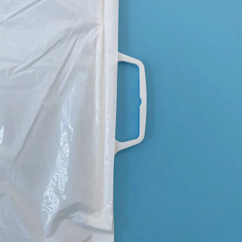 Custom Rigid Handle Patient Belongings Bag Sick Clothing and Shoes Packing Bag