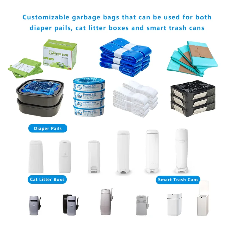 Custom Scented Replacement Cat Litter Refill Bags Cartridge Compatible with Cat Litter Standard Plus