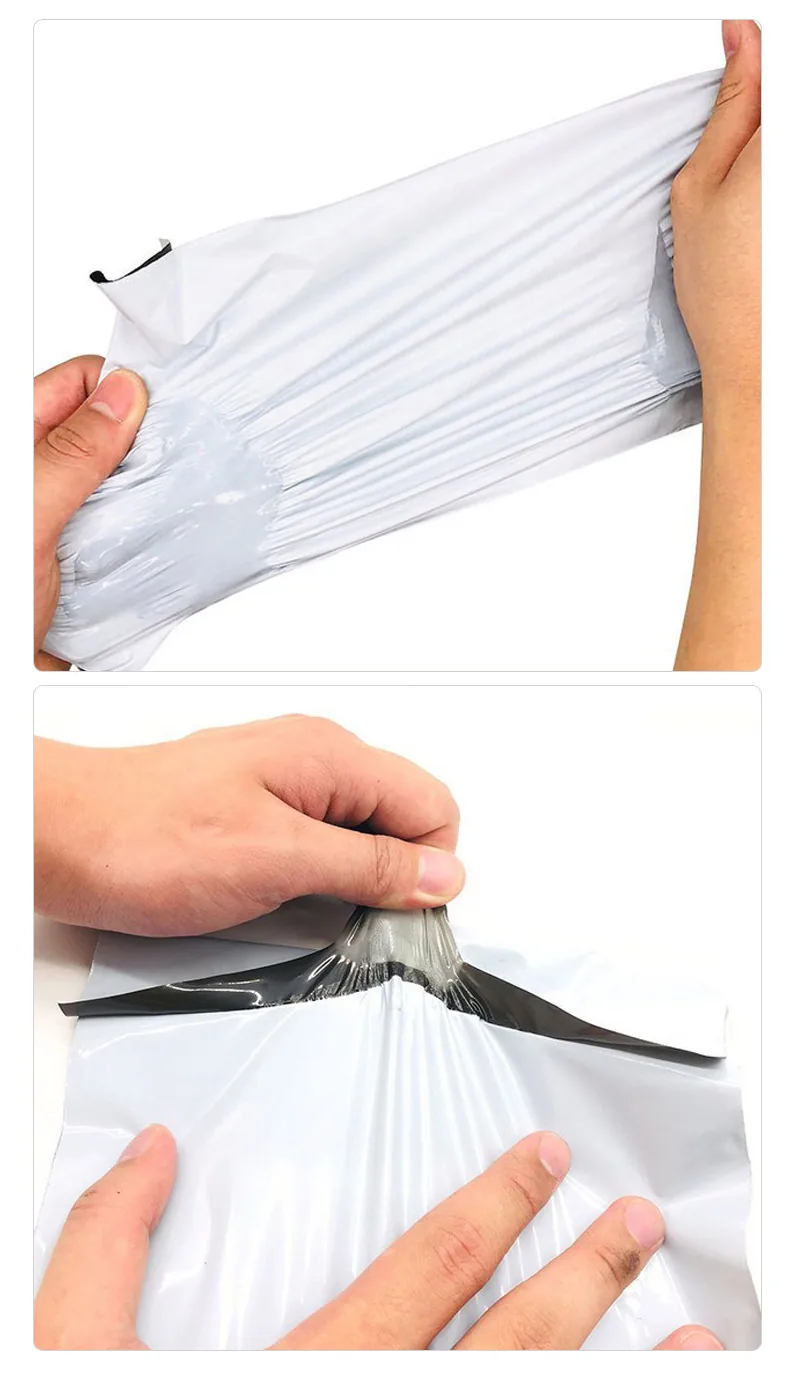 Custom PCR Recycled Biodegradable Poly Mailer Bags Self Adhesive Heavy Duty Shipping Envelopes for Clothing E Commerce