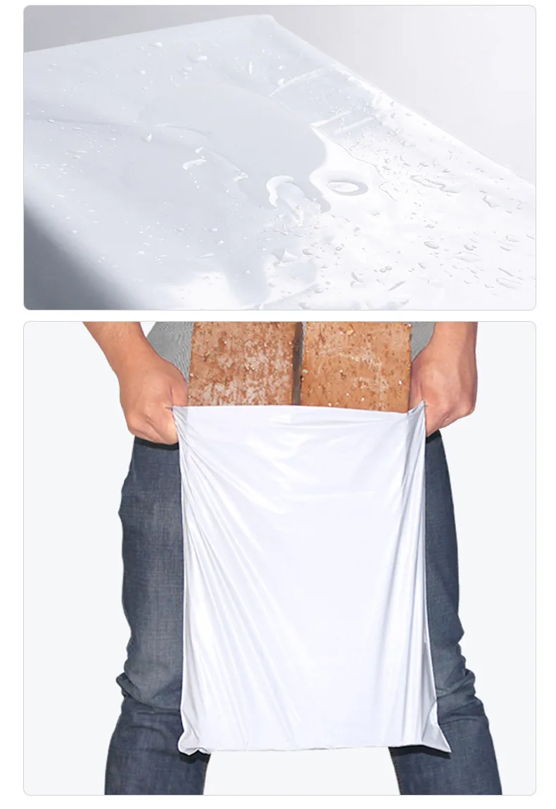 Custom PCR Recycled Biodegradable Poly Mailer Bags Self Adhesive Heavy Duty Shipping Envelopes for Clothing E Commerce