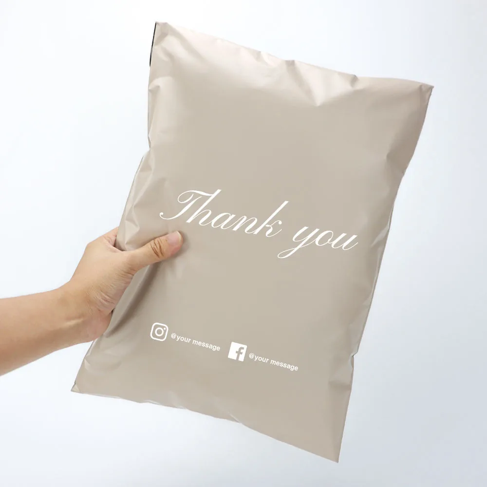 Custom PCR Recycled Biodegradable Poly Mailer Bags Self Adhesive Heavy Duty Shipping Envelopes for Clothing E Commerce