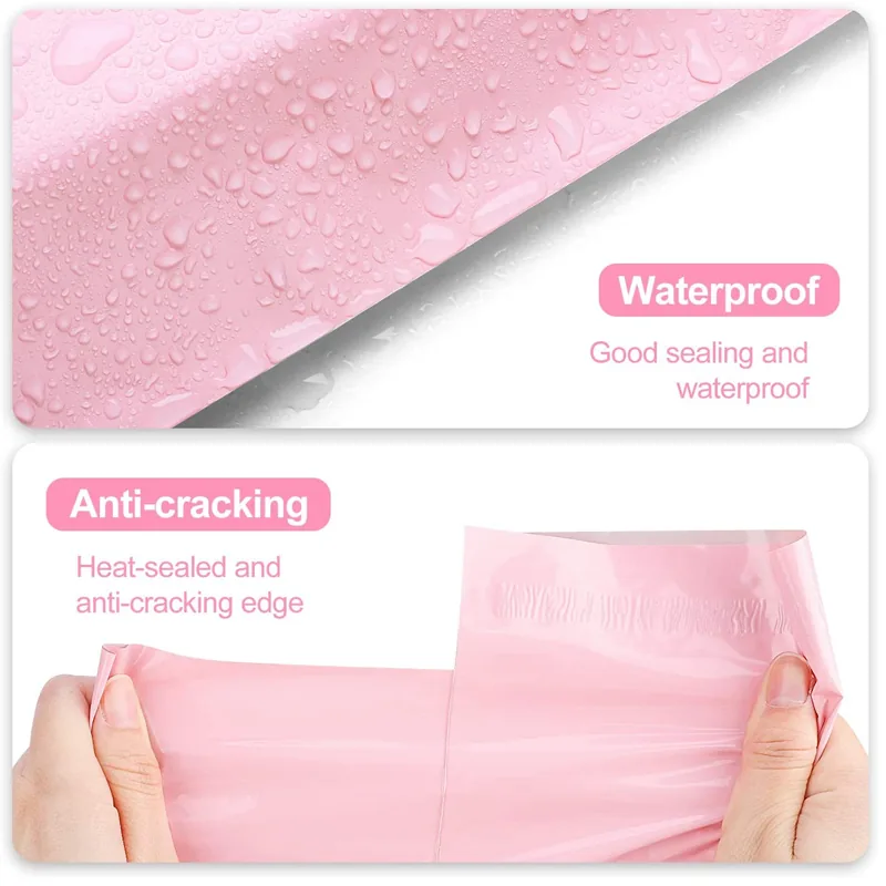 Custom PCR Recycled Biodegradable Poly Mailer Bags Self Adhesive Heavy Duty Shipping Envelopes for Clothing E Commerce