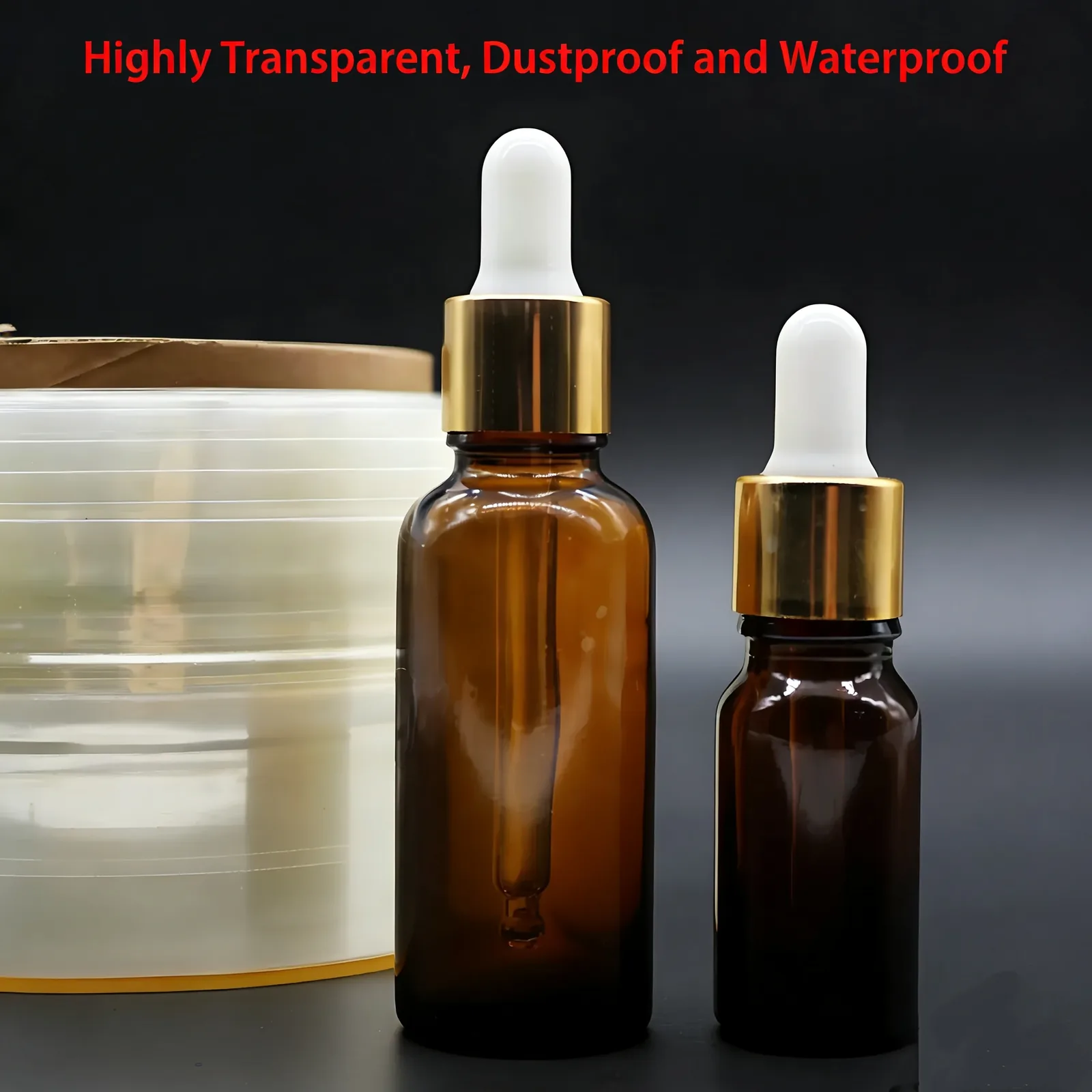 Custom Size Transparent PVC/POF Heat Shrink Film Shrink Wrap Bags for Bottle or Box Packaging