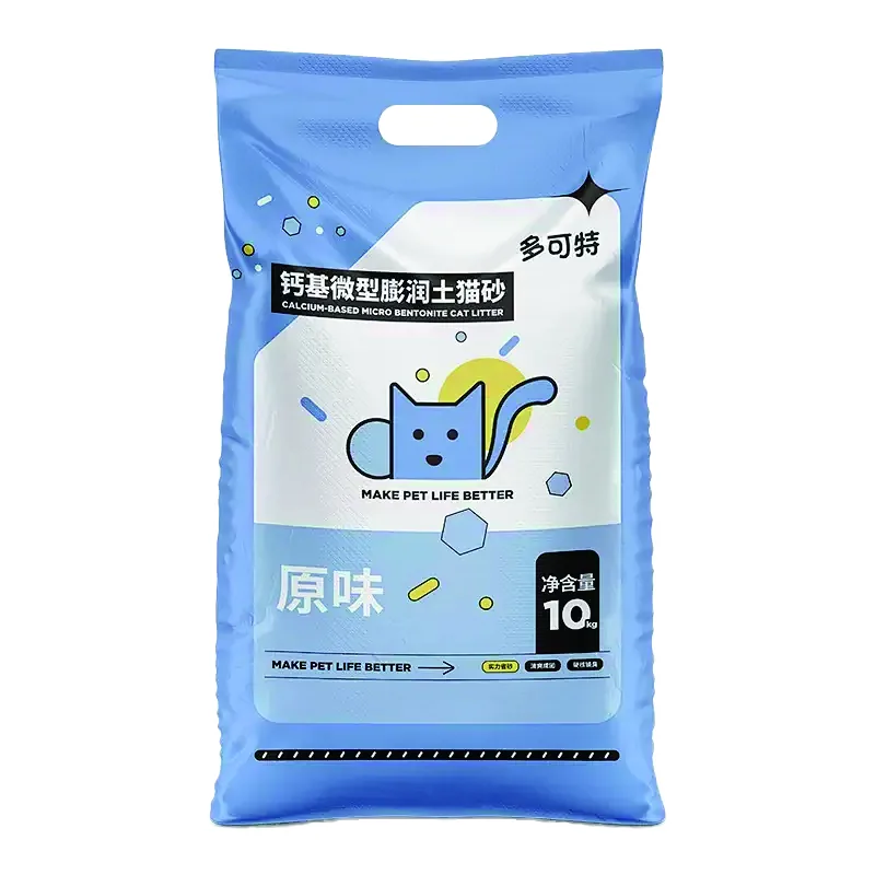 Custom Stand up Pouch for Pet Treats Resealable Zipper Tofu Sandbags Grade OEM 500g 1kg 5kg 10kg 20kg 25kg