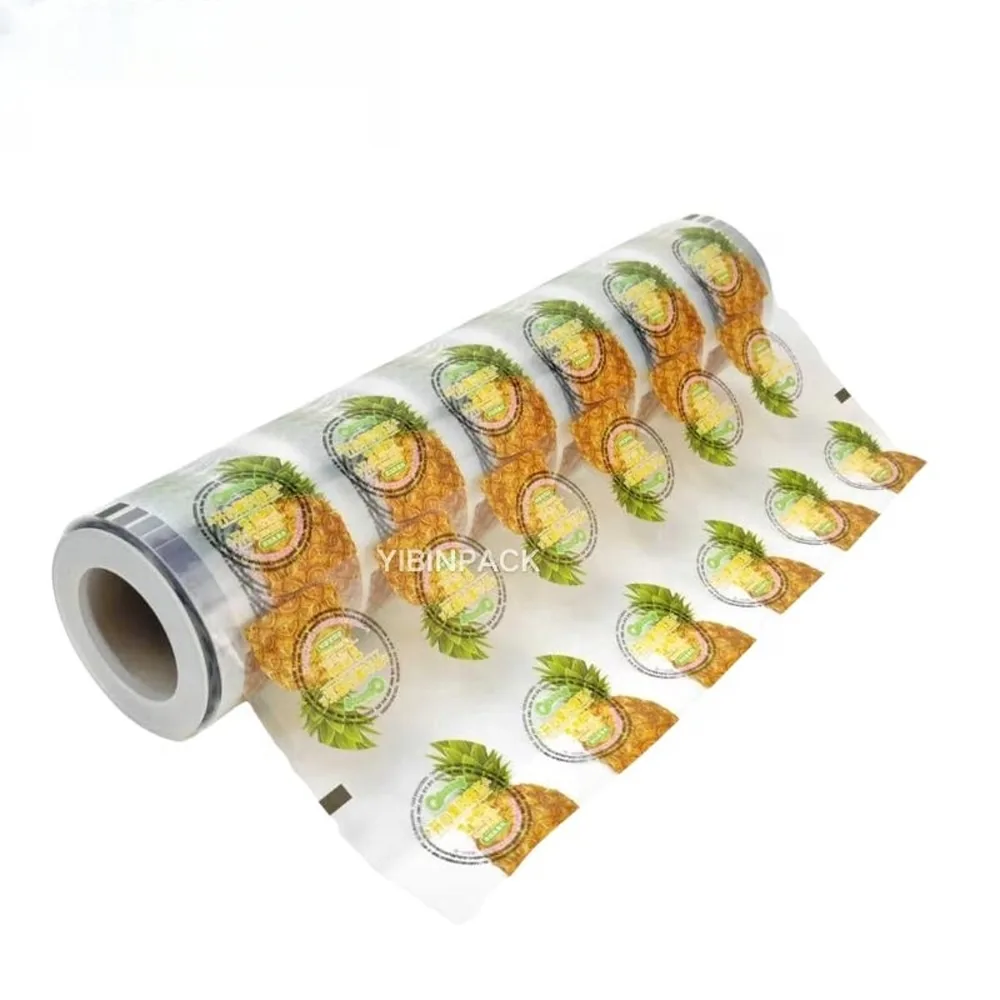 Custom Tea Lid Film Printing Logo 90 - 95 mm PP PET PE PS Bubble Boba Milk Tea Easy Peel Lidding Top Cup Cover Seal Roll Film