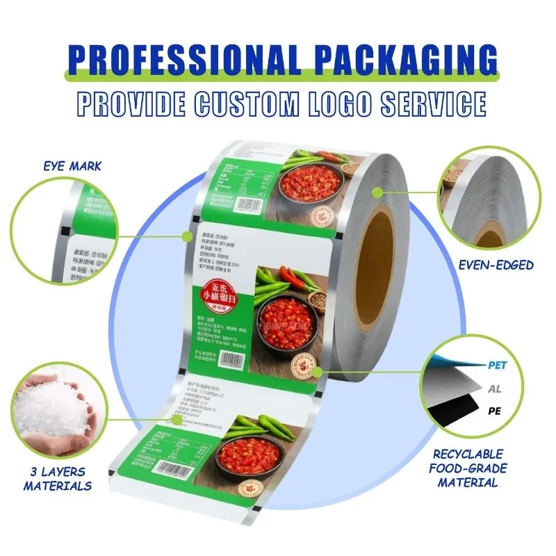 Custom Tea Lid Film Printing Logo 90 - 95 mm PP PET PE PS Bubble Boba Milk Tea Easy Peel Lidding Top Cup Cover Seal Roll Film