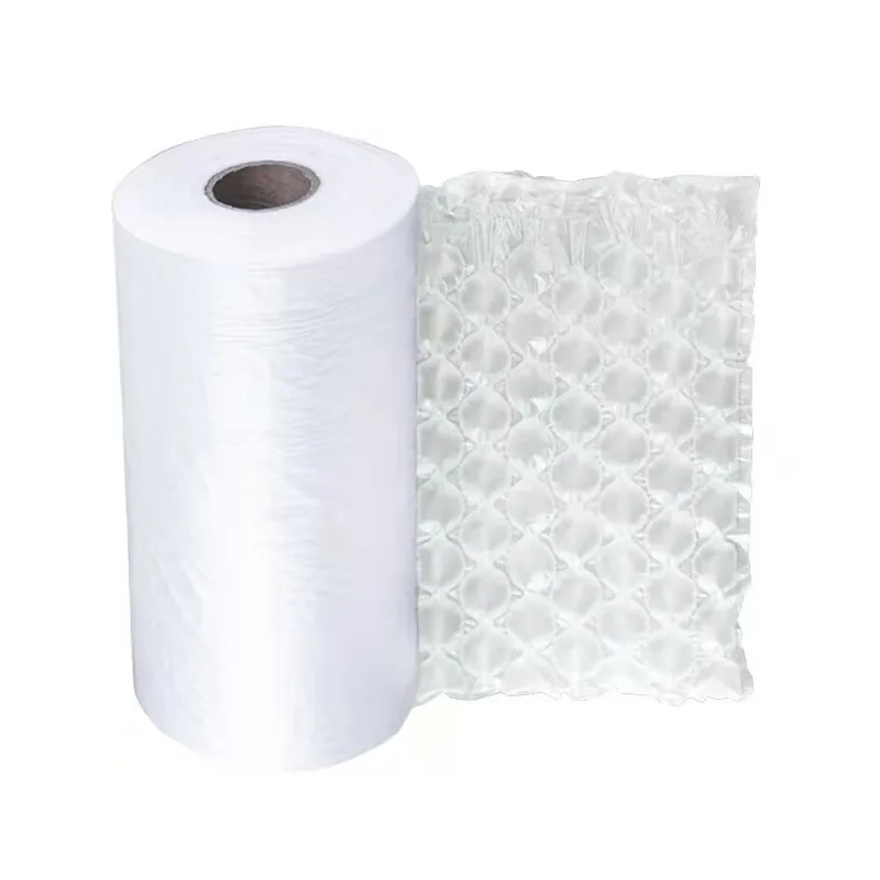 Custom Transparent PE Air Bubble Cushion Film Roll Packaging for Cushion Protection Shock Resistant
