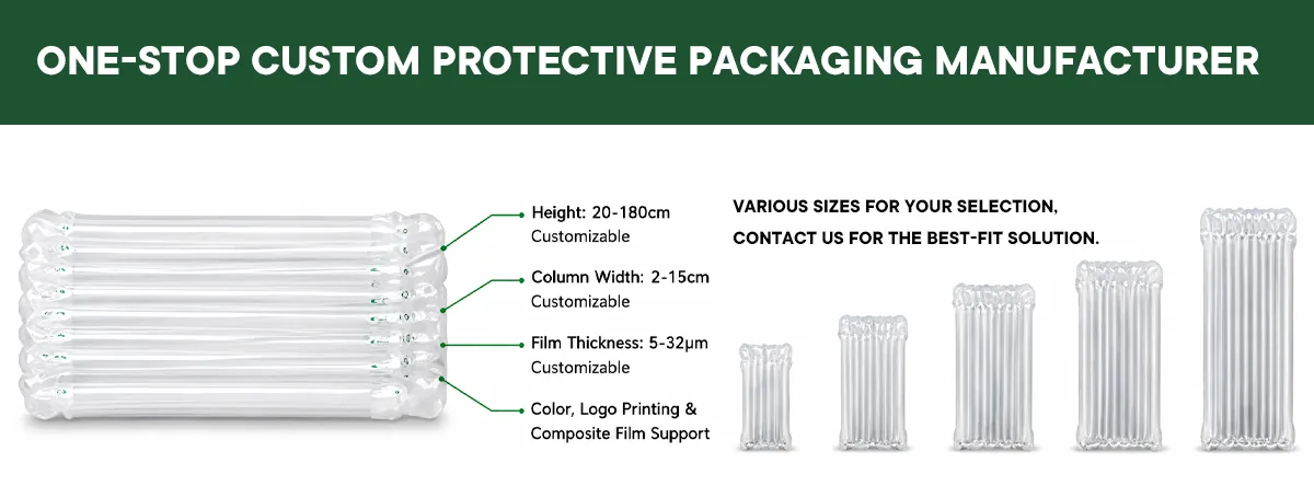 Custom Transparent PE Air Bubble Cushion Film Roll Packaging for Cushion Protection Shock Resistant