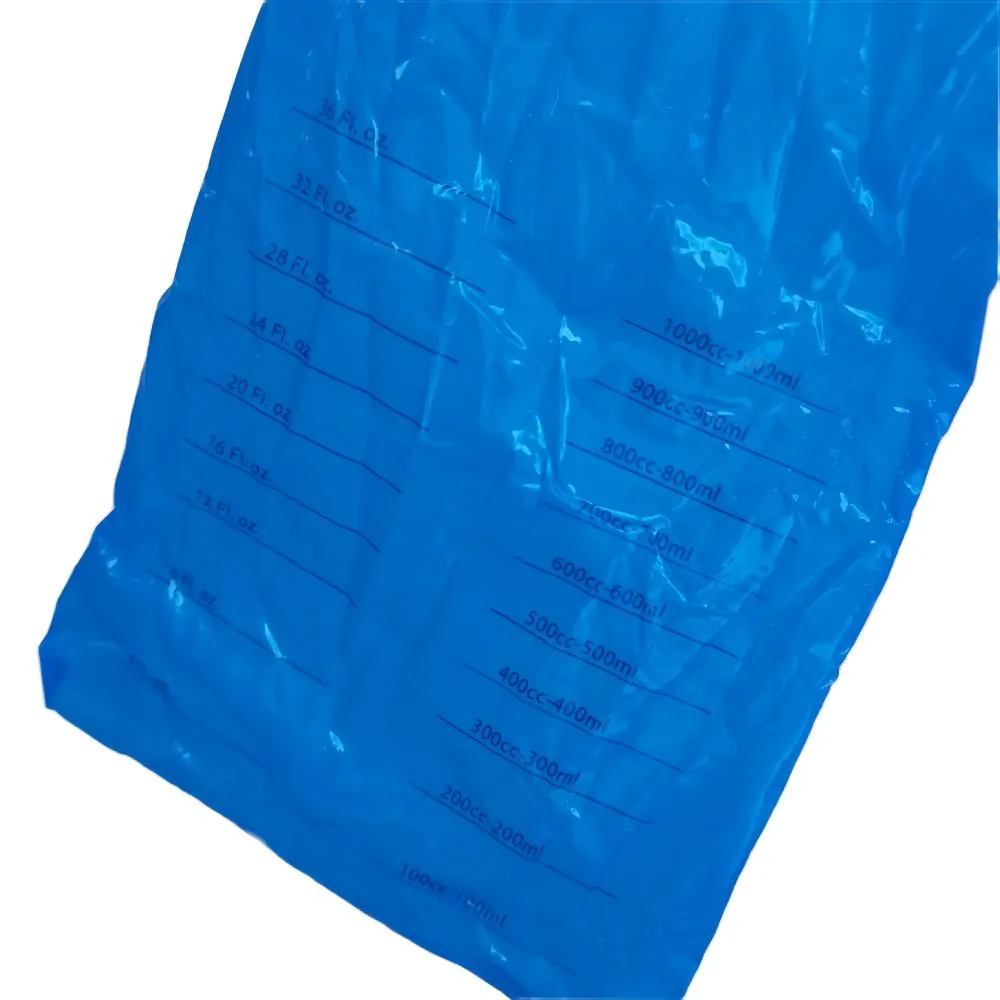 Customizable 1000ml Sanitary Purple Biodegradable Disposable Emesis Bag LDPE Vomit Bag Leak-proof Ring Stamping Thick