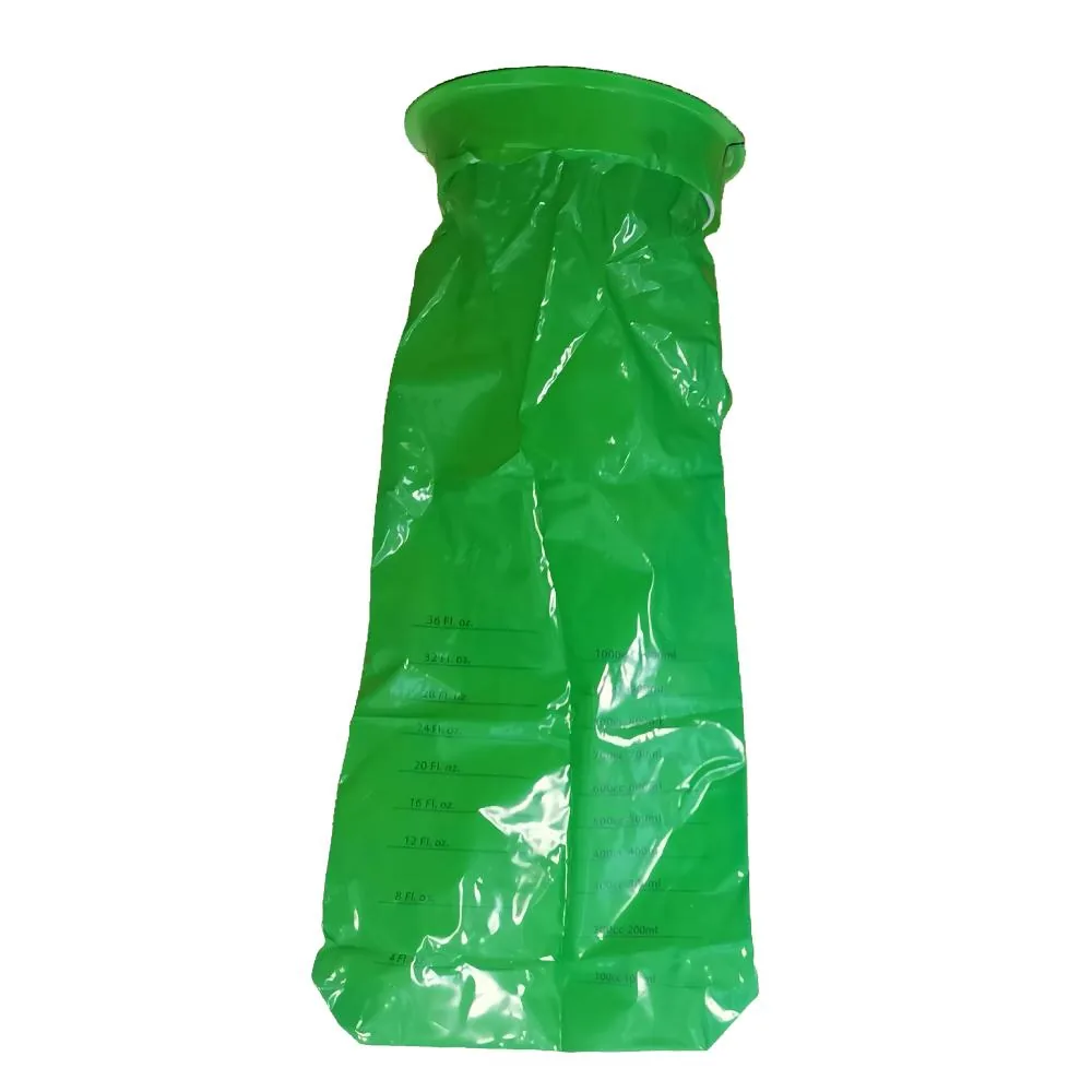 Customizable 1000ml Sanitary Purple Biodegradable Disposable Emesis Bag LDPE Vomit Bag Leak-proof Ring Stamping Thick