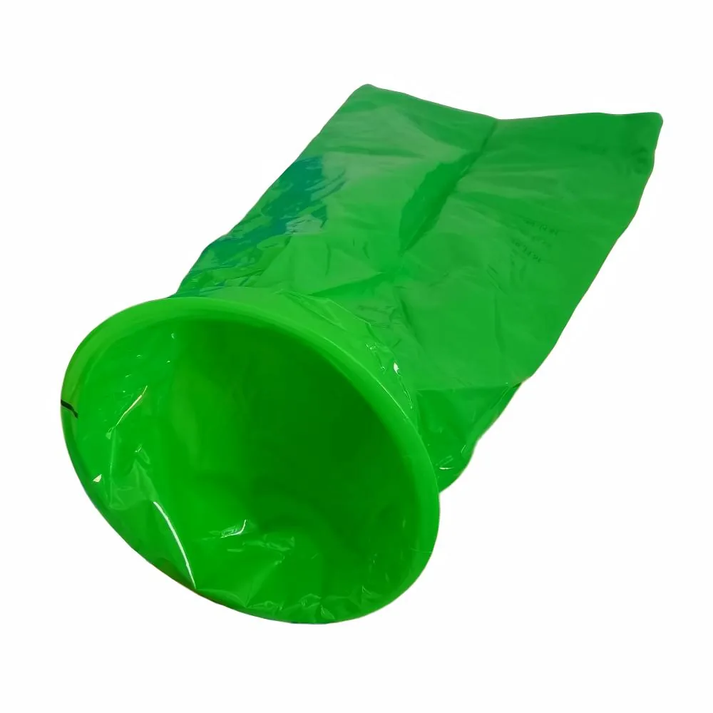 Customizable 1000ml Sanitary Purple Biodegradable Disposable Emesis Bag LDPE Vomit Bag Leak-proof Ring Stamping Thick