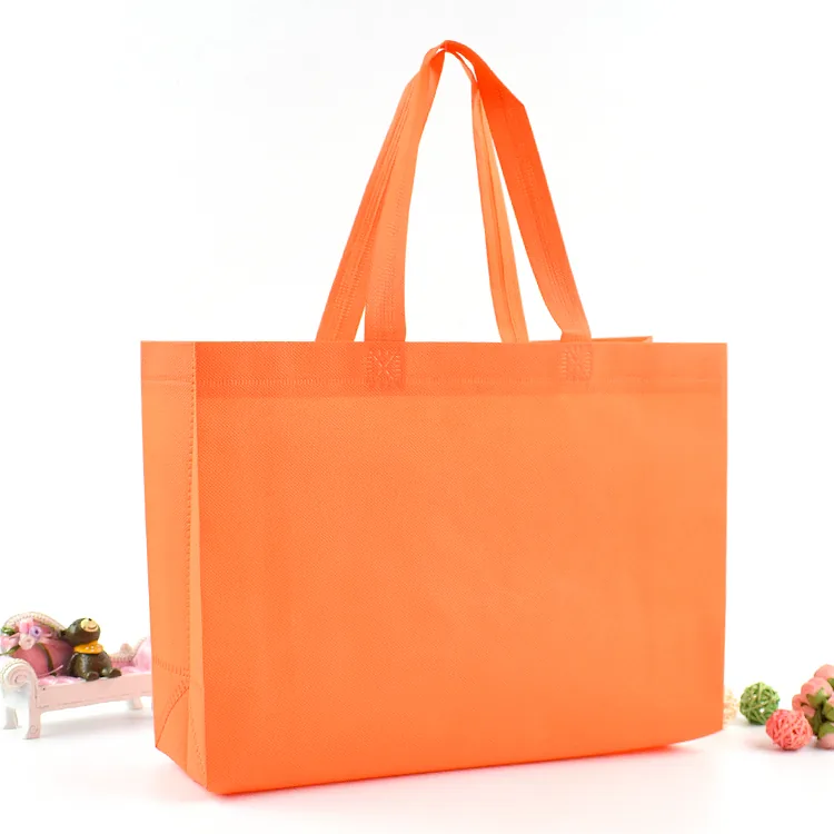 Customized Eco-friendly Non-woven Shopping Bag Made of Non-woven Fabric Material and Recyclable Shopping Tote Bag