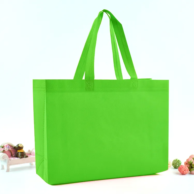 Customized Eco-friendly Non-woven Shopping Bag Made of Non-woven Fabric Material and Recyclable Shopping Tote Bag