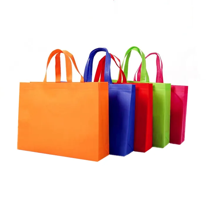 Customized Eco-friendly Non-woven Shopping Bag Made of Non-woven Fabric Material and Recyclable Shopping Tote Bag