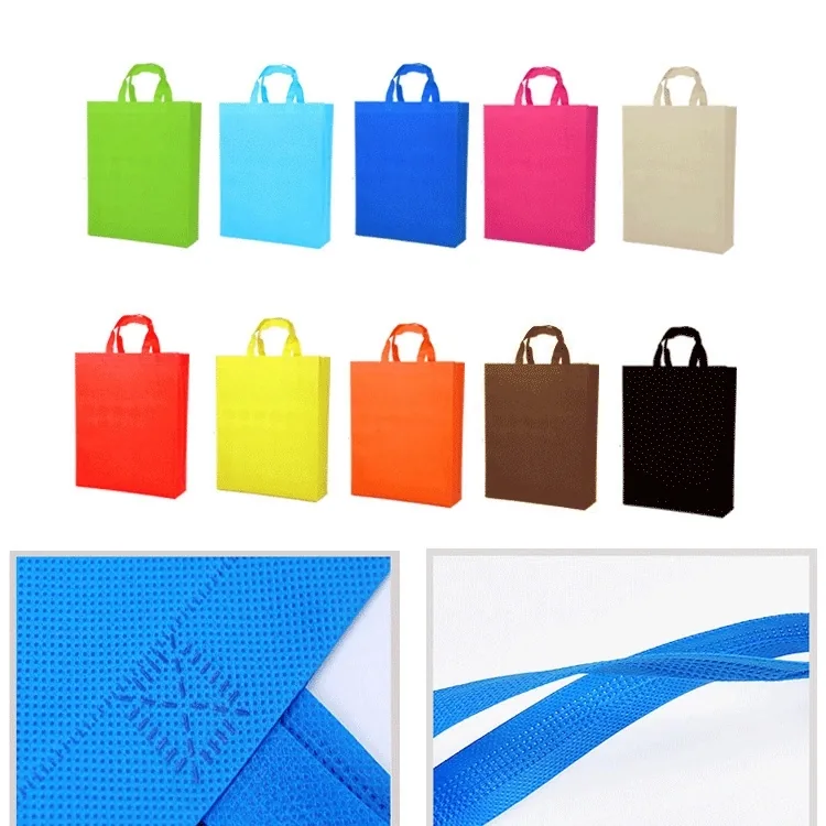 Customized Eco-friendly Non-woven Shopping Bag Made of Non-woven Fabric Material and Recyclable Shopping Tote Bag