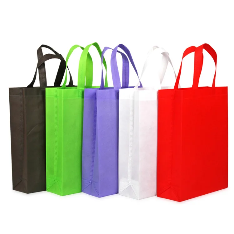 Customized Eco-friendly Non-woven Shopping Bag Made of Non-woven Fabric Material and Recyclable Shopping Tote Bag