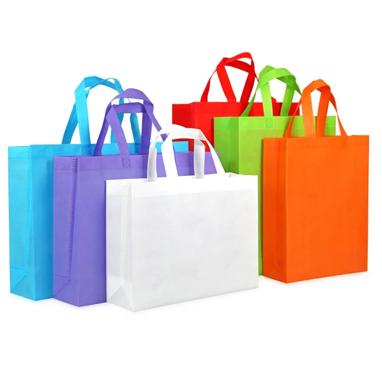 Customized Eco-friendly Non-woven Shopping Bag Made of Non-woven Fabric Material and Recyclable Shopping Tote Bag