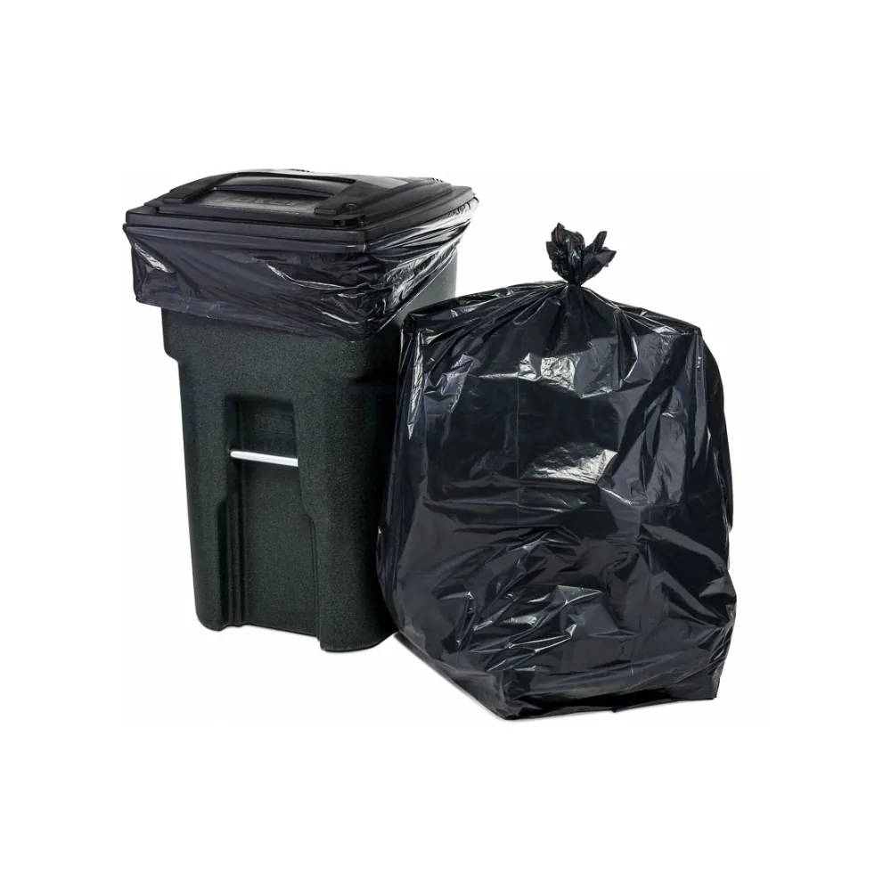 Customized Logo ODM/OEM C-Fold Garbage Bag Roll Star Folding Bottom Recycled HDPE/LDPE Liner Bin for Umbrella Bedding Cookware