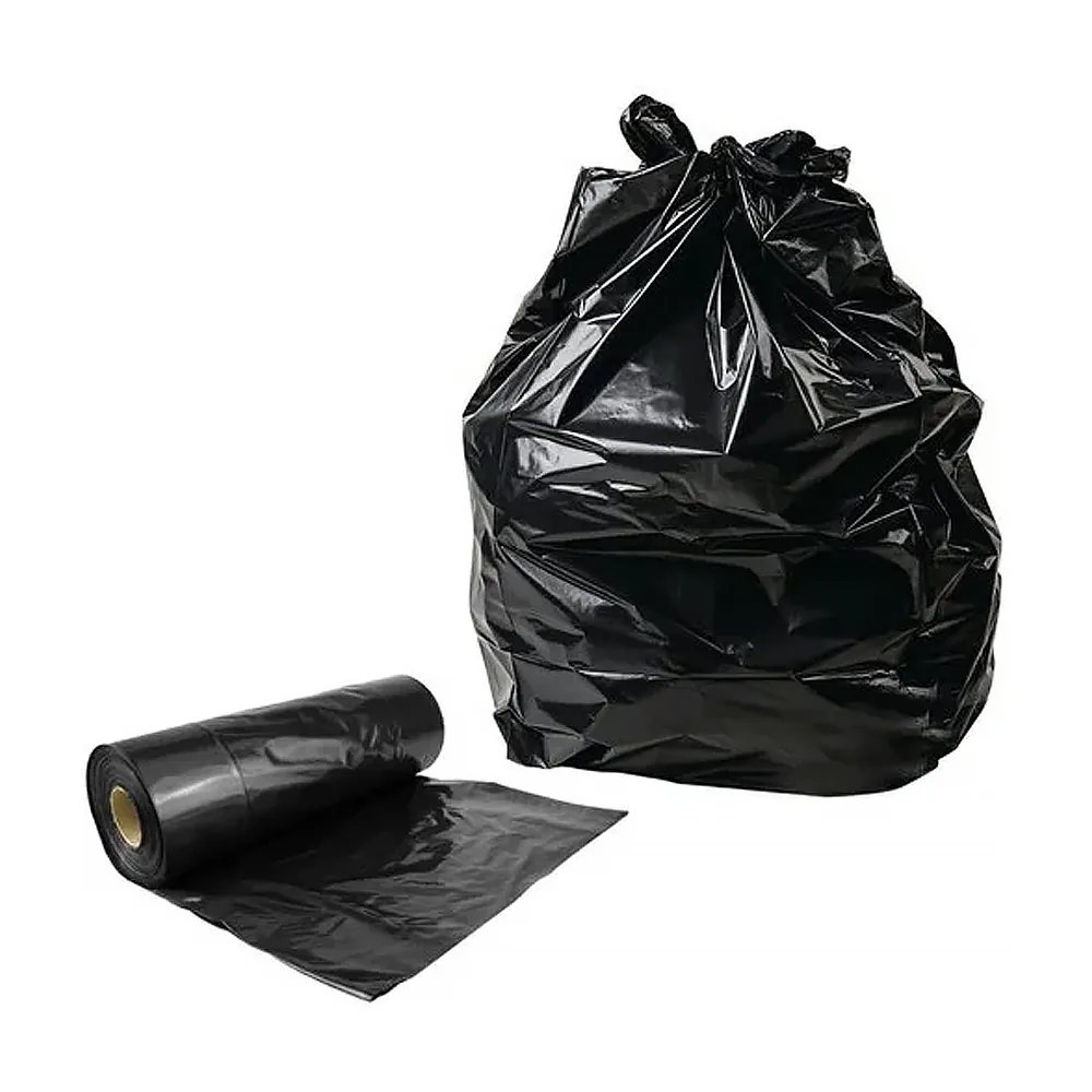 Customized Logo ODM/OEM C-Fold Garbage Bag Roll Star Folding Bottom Recycled HDPE/LDPE Liner Bin for Umbrella Bedding Cookware