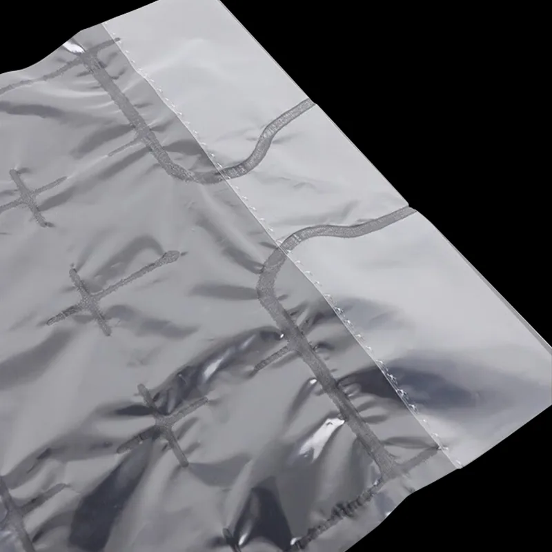 Custom PE Disposable Self-Seal Ice Cube Bags 19x30cm Freezer Safe Transparent with Hand Loop