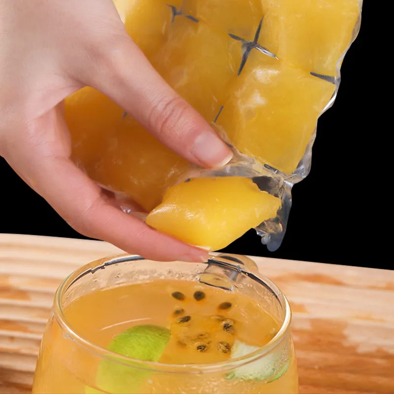 Custom PE Disposable Self-Seal Ice Cube Bags 19x30cm Freezer Safe Transparent with Hand Loop