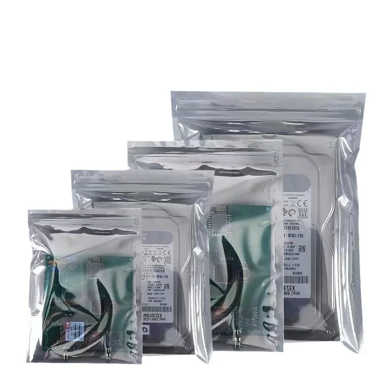 Customized Reclosable Zipper ESD Anti Static Shielding Bag