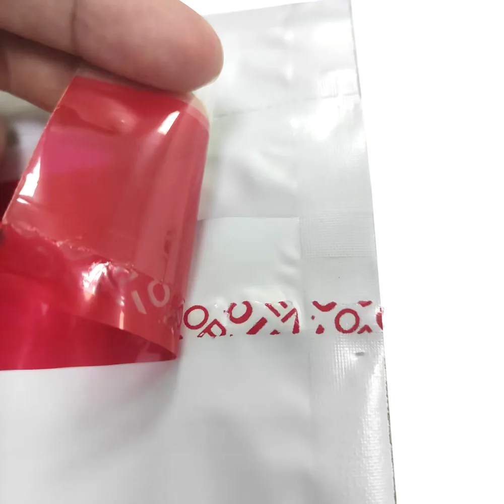 Deposit Bags Cash Register Bank Envelope Security Tamper Evident Tape Sealing Cash Evidence Side Gusset LDPE Material Self-seal
