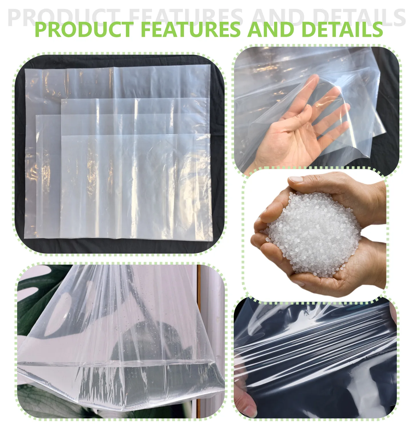 Direct LDPE Transparent Flat - Bottom Bags: Ideal for Packaging Shoes, Clothing & Fashion Accessories